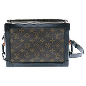 Louis Vuitton Monogram Macassar Soft Trunk Solar Ray Shoulder Bag Brown